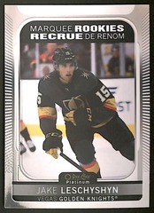 2021-22 O-Pee-Chee Platinum Marquee Rookies #267 Jake Leschyshyn Vegas